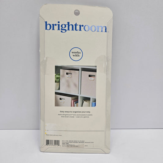 Set of 2 Bin Labels Gold - Brightroom™