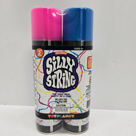 Silly String 2 Pack - Assorted Colors 3oz