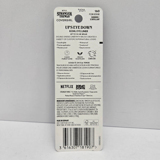 COVERGIRL x STRANGER THINGS UpsEYE Down Kohl Eyeliner - 160 For Eddie - 0.03oz