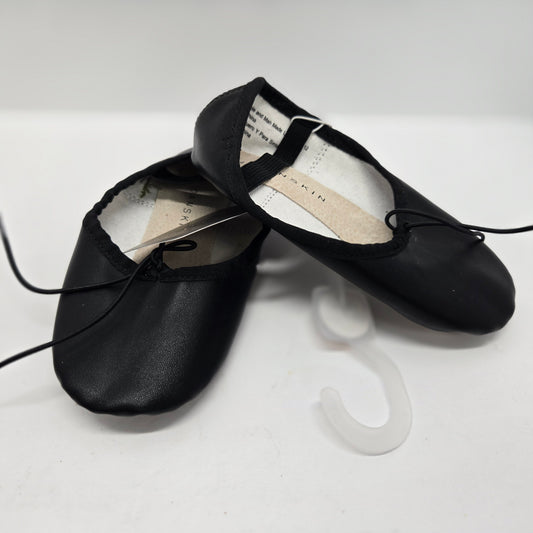 Danskin Kids' Ballet Dance Shoes - Black 12