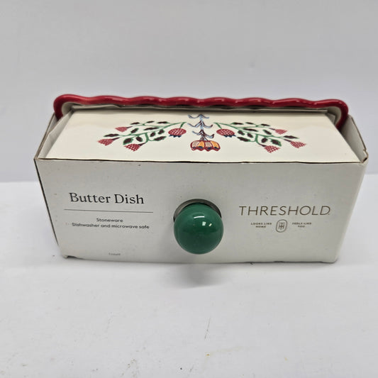 Threshold Stoneware Butter Dish Boho Design