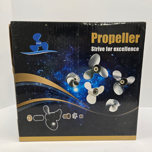 Aluminum Propeller 10 3/8 X 14 fits for Mercury 25-60HP 48-816706A45 13 Spline Prop Shaft 10-3/8" x 14" Pitch