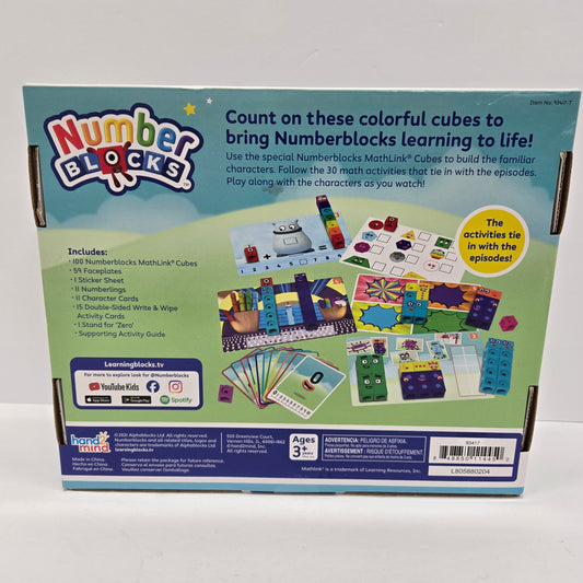 hand2mind MathLink Cubes Numberblocks 1-10 Activity Set