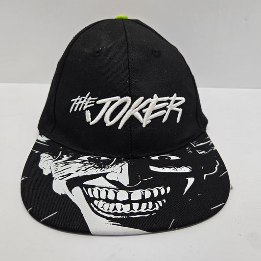 The Joker Embroidered Graphic Batman Black & White Snapback Hat