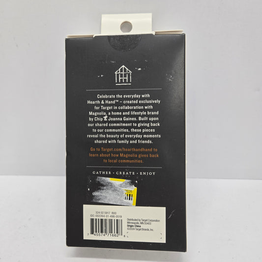 Hearth & Hand with Magnolia shower curtain and liner hooks - 12 pk