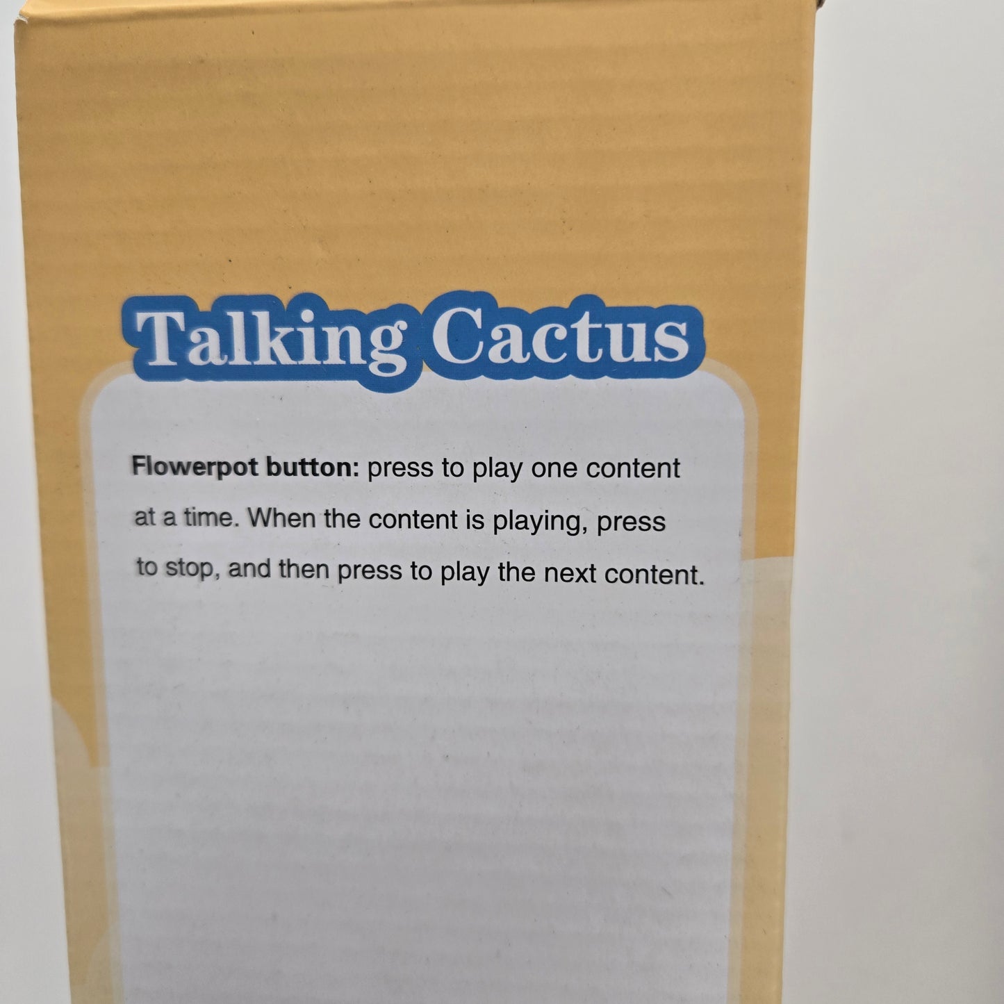 Dancing Cactus Toy Sings 120 songs, repeats. W/LED lights with Vacation Outfits