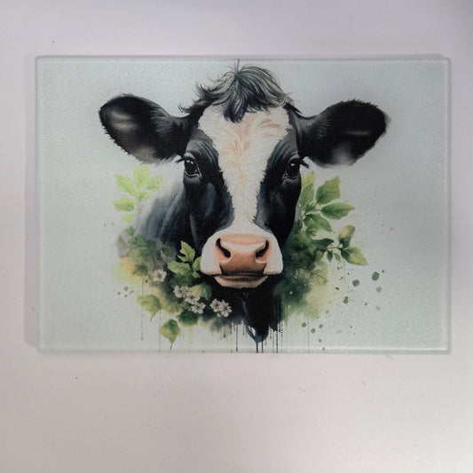 Glass Cutting Board 15" x 11" - Pick your print