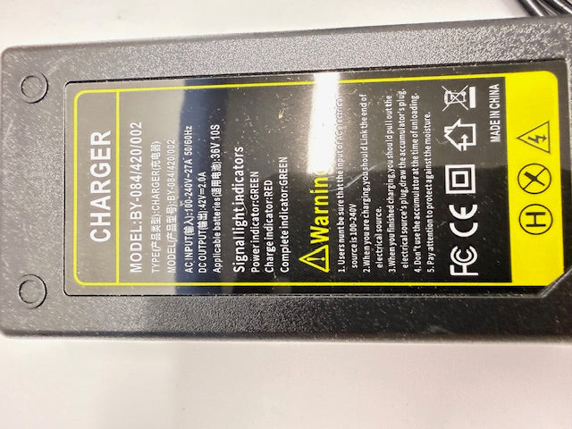 42V 2A Charger with 7 Plugs Universal for 36V Li-ion Battery, Fast Charger Replacement for Razor/Jetson/Voyage/gotrax/ninebot and Most 36V 10S Lithium Battery Device