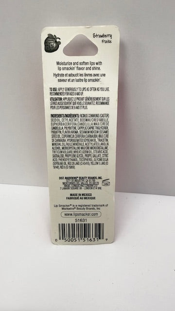 Lip Smacker Strawberry Lip Balm - 0.14oz