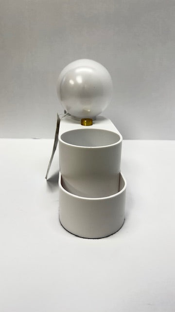 Orb Shade Organizer Novelty Table Lamp White - Room Essentials™