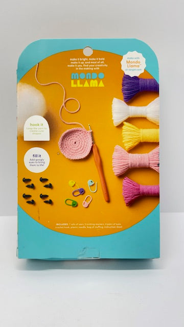 4ct Food Characters Crochet Craft Kit - Mondo Llama™