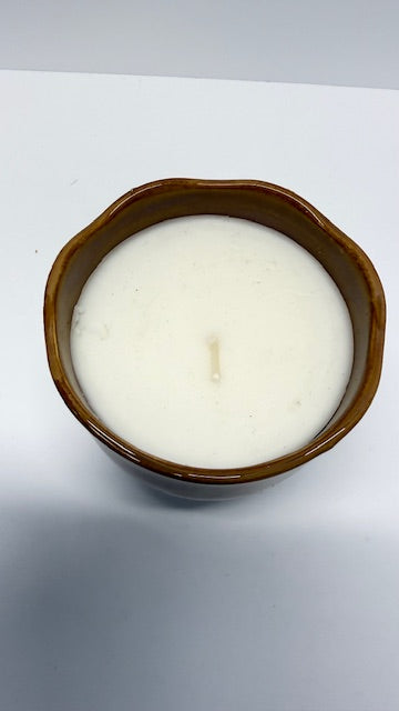 Ceramic Jar Candle Pumpkin Bourbon - Threshold 11 oz