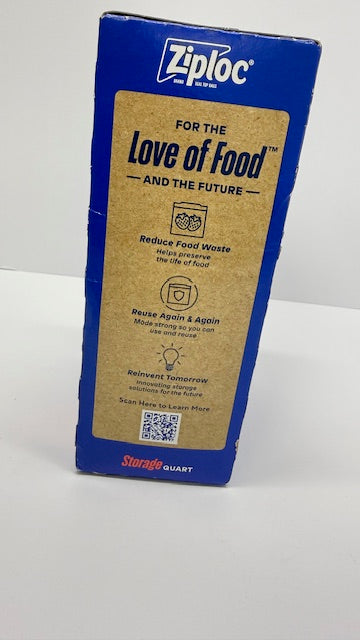 Ziploc Quart Storage Bags for Food Preservation and Meal Prep - 48ct