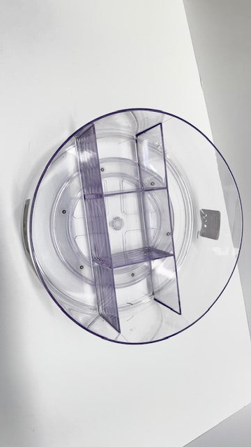 Bathroom Plastic Spinning Turntable Beauty Vanity Organizer Clear - Brightroom™