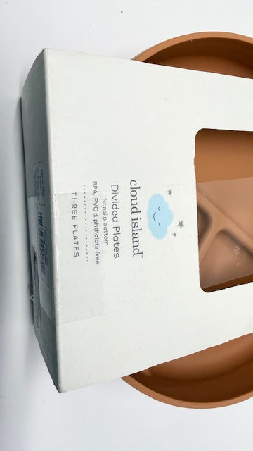 Plastic Plates - 3pk - Rust/Pink - Cloud Island™