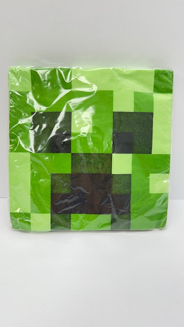 Minecraft 16ct Paper Party Lunch Napkins