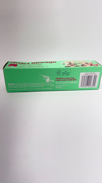 Quart Single Zipper Storage Bags - 20ct - up&up™