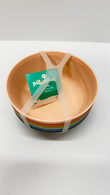 15oz 6pk Plastic Kids' Bowls - Pillowfort™: Toddler Snack Bowls, Dishwasher & Microwave Safe