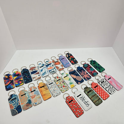 Chapstick Keychain - Pick your print