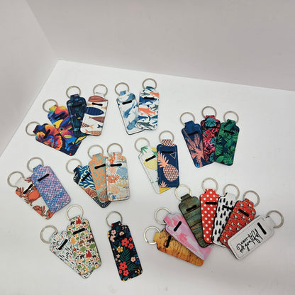 Chapstick Keychain - Pick your print