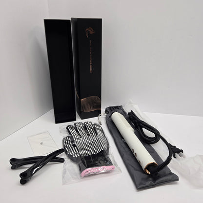 Graphene Times Hair Straightener Brush & Micro Curling Style Tool