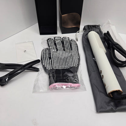 Graphene Times Hair Straightener Brush & Micro Curling Style Tool