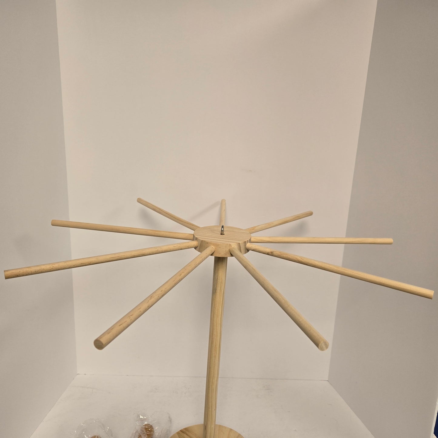 Pasta drying rack with tools