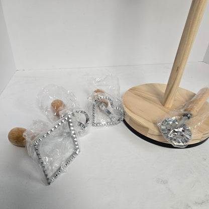 Pasta drying rack with tools