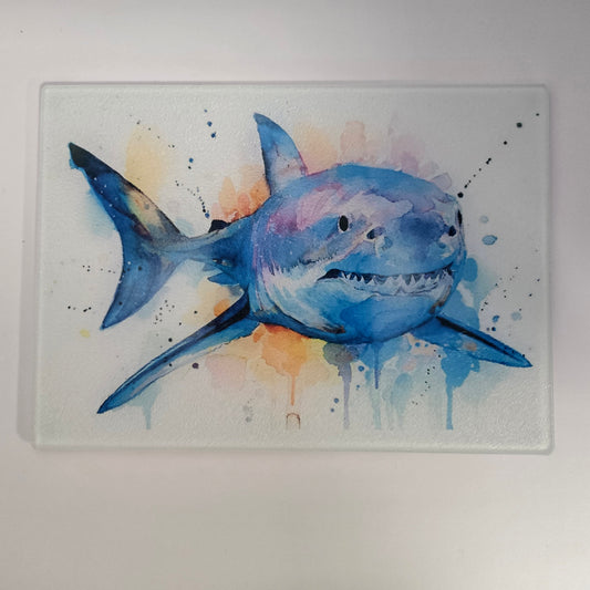 Glass Cutting Board 15" x 11"  - Pick your print