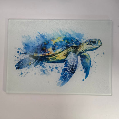 Glass Cutting Board 11" x 8"  - Pick your print