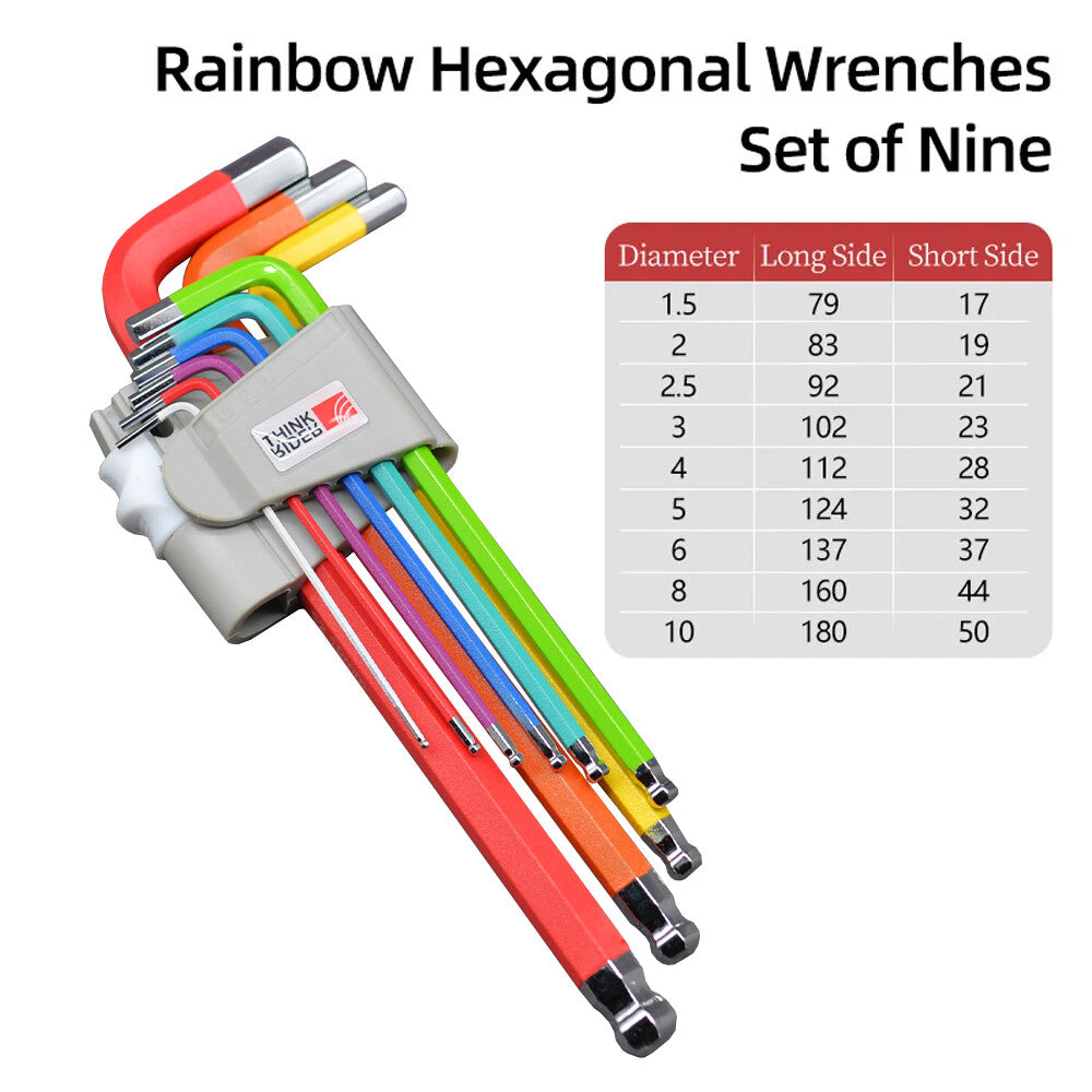ThinkRider Color Bike Repair Tool L Wrench set