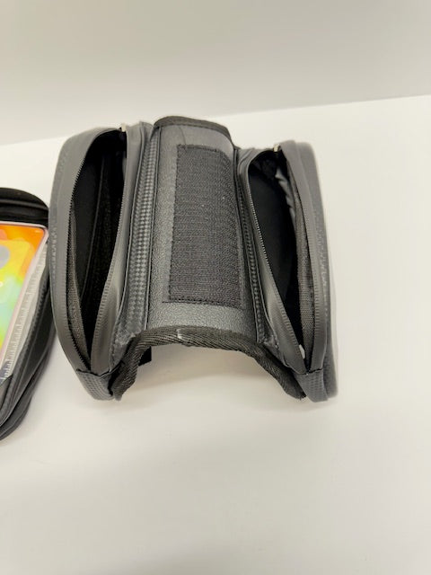 THINKRIDER Water Resistant Hard Shell Frame Phone.Riding Bag for Arm/Bike -Black