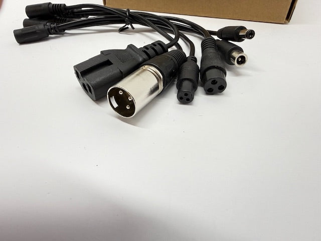 42V 2A Charger with 7 Plugs Universal for 36V Li-ion Battery, Fast Charger Replacement for Razor/Jetson/Voyage/gotrax/ninebot and Most 36V 10S Lithium Battery Device