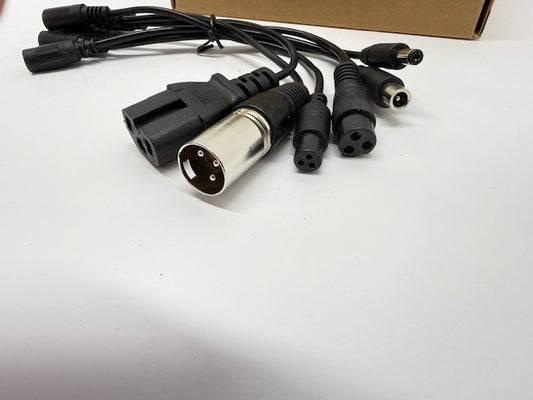 42V 2A Charger with 7 Plugs Universal for 36V Li-ion Battery, Fast Charger Replacement for Razor/Jetson/Voyage/gotrax/ninebot and Most 36V 10S Lithium Battery Device
