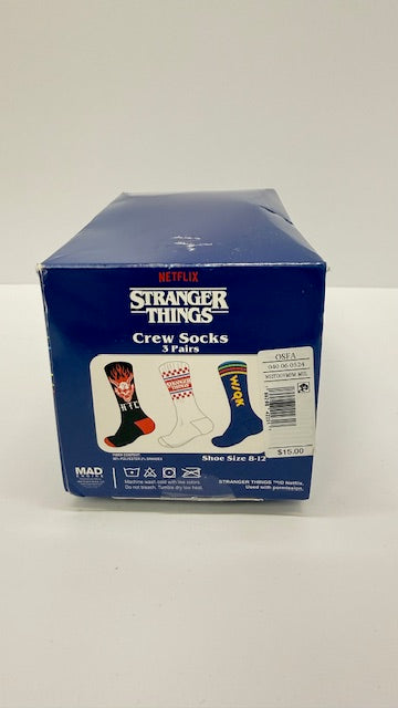 Stranger Things Men’s "Radio Demons" Sock Pack (3-Pack)