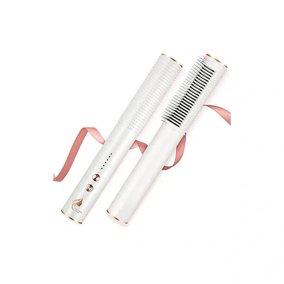 Graphene Times Hair Straightener Brush & Micro Curling Style Tool