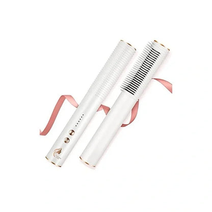 Graphene Times Hair Straightener Brush & Micro Curling Style Tool