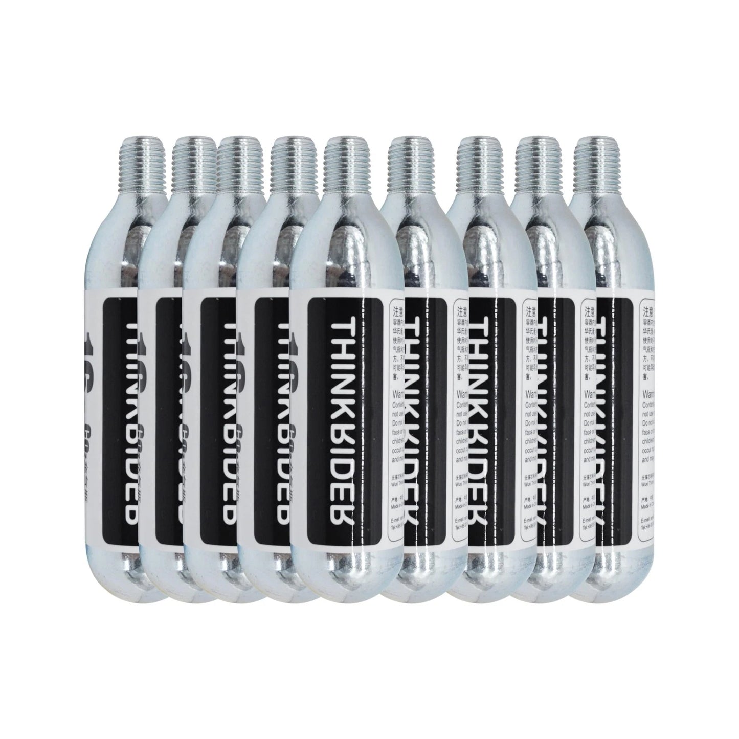 ThinkRider 30pk Co2 Cartridges for Bike, Bicycle, tricycle tires, Kegs, beer dispensers, airsoft, paintball, and more!